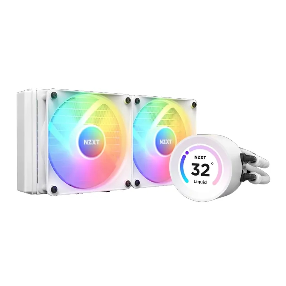 NZXT KRAKEN ELITE 240 RGB - 240MM AER RGB LIQUID COOLER - WHITE
