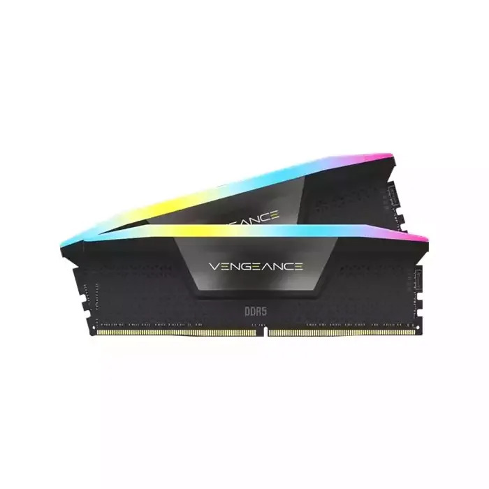 CORSAIR VENGEANCE 32GB RGB DDR5 6000MHZ CL38 MEMORY KIT BLACK