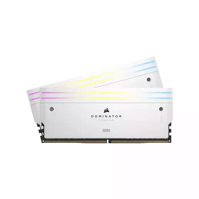 CORSAIR DOMINATOR TITANIUM RGB DDR5 6400MHZ CL32 MEMORY KIT WHITE