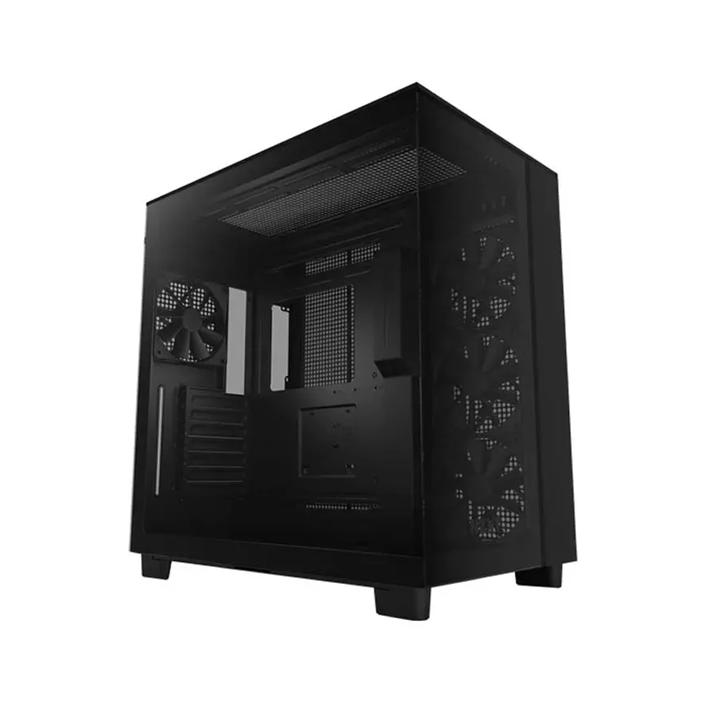 NZXT H SERIES H9 FLOW EDITION ATX MID TOWER - BLACK