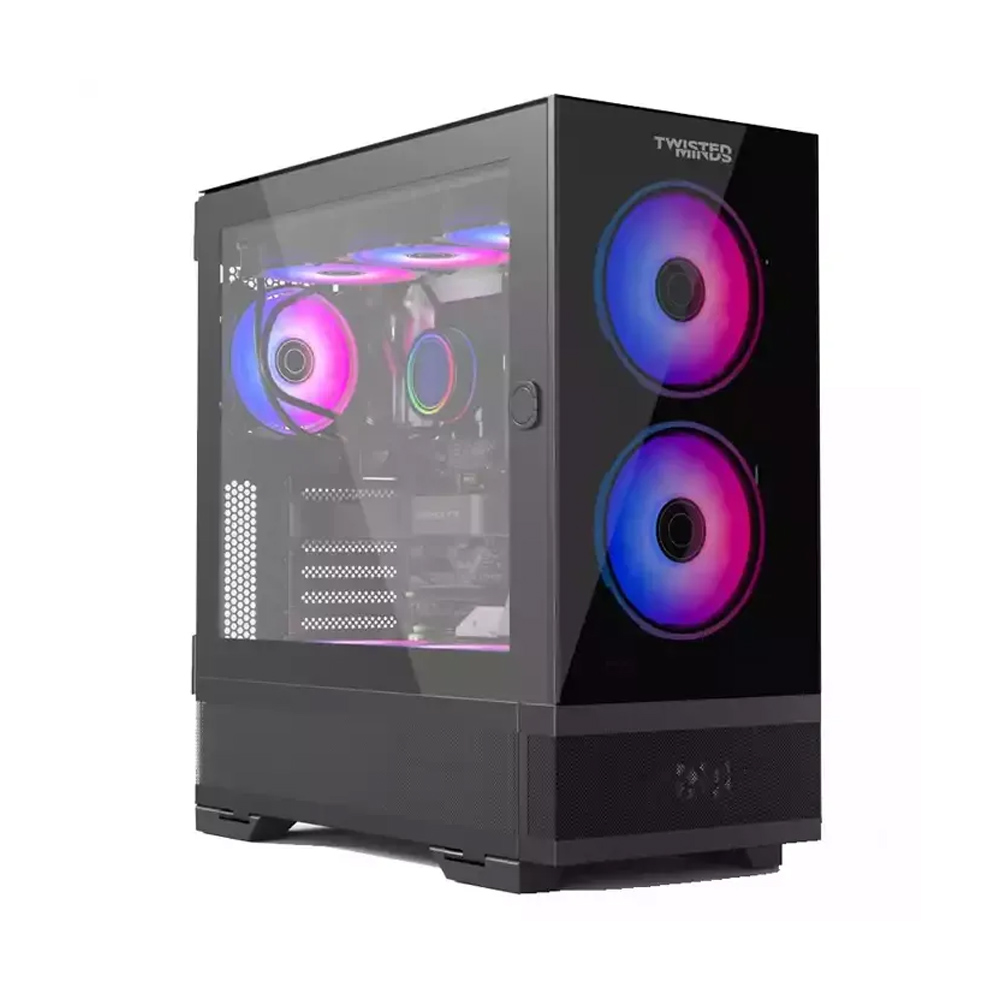 TWISTED MINDS MINIMALIST-04 MID TOWER GAMING CASE-BLACK
