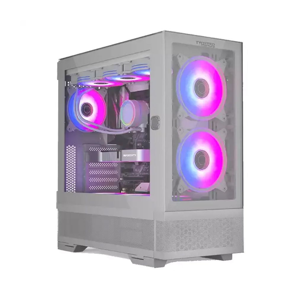 TWISTED MINDS MINIMALIST-04 MID TOWER GAMING CASE-WHITE