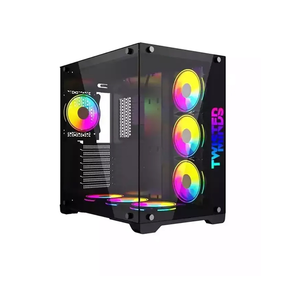 TWISTED MINDS BULLET-07 MID TOWER GAMING CASE - BLACK